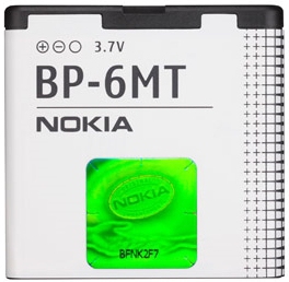 Nokia BP-6MT - Battery - White - Lithium Polymer (LiPo) - 1050 mAh - 3.7 V - Nokia 6720 classic/E51/N81/N81 8GB/N82 - 02701H7