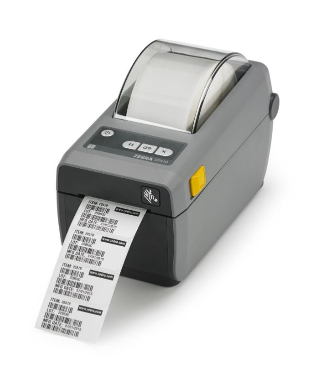 Zebra ZD410 - Direct thermal - 203 x 203 DPI - 152 mm/sec - Wired & Wireless - Grey