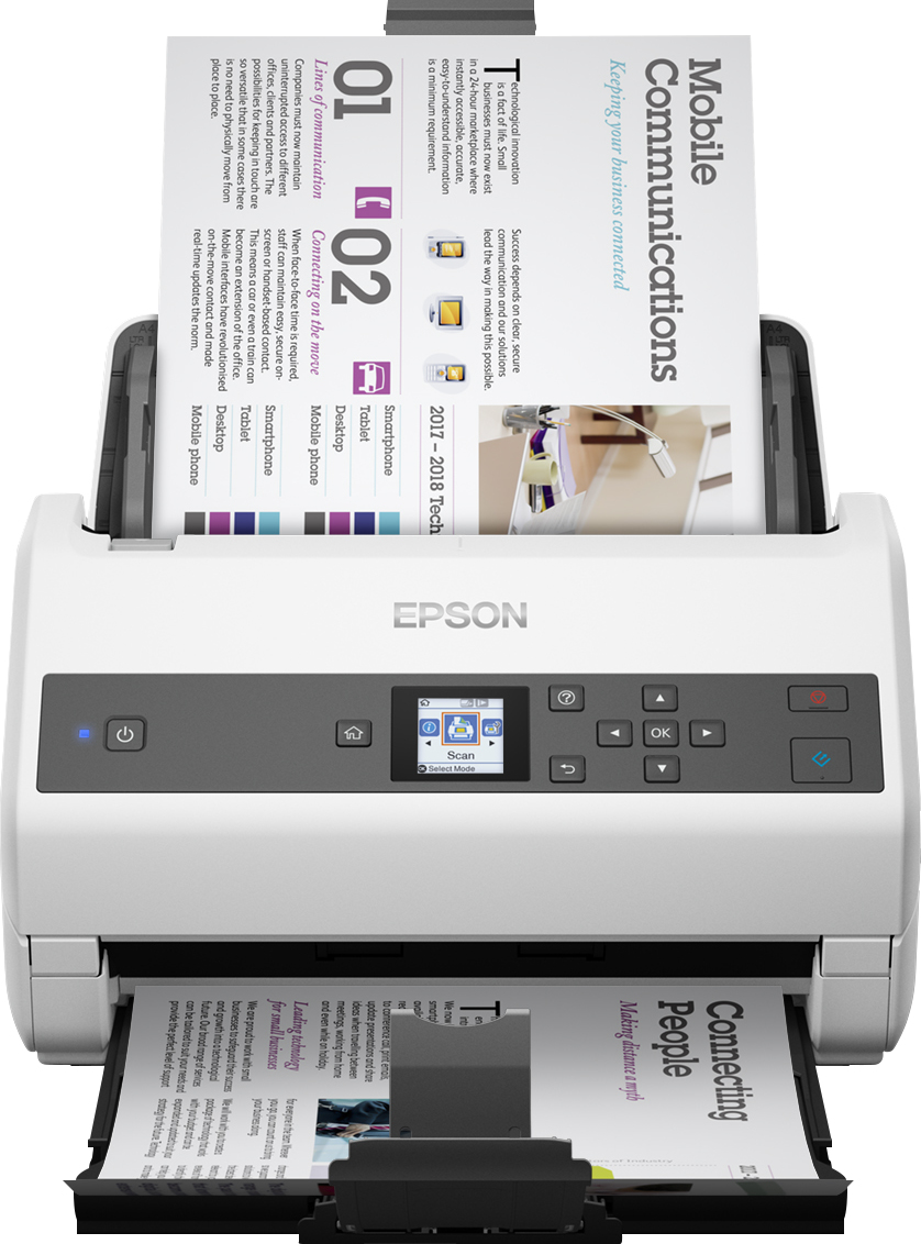 Epson WorkForce DS-970 - 600 x 600 DPI - 30 bit - 24 bit - 10 bit - 8 bit - 85 ppm - B11B251401