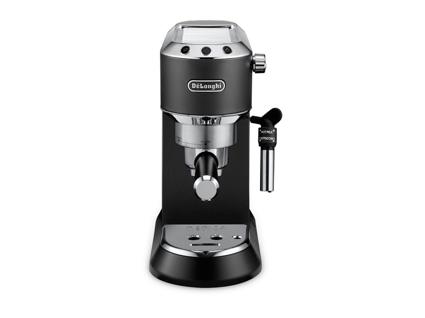 De Longhi Dedica Style EC 685.BK - Espresso machine - 1.1 L - Coffee pod - Ground coffee - 1300 W - Black - Silver - 132106140