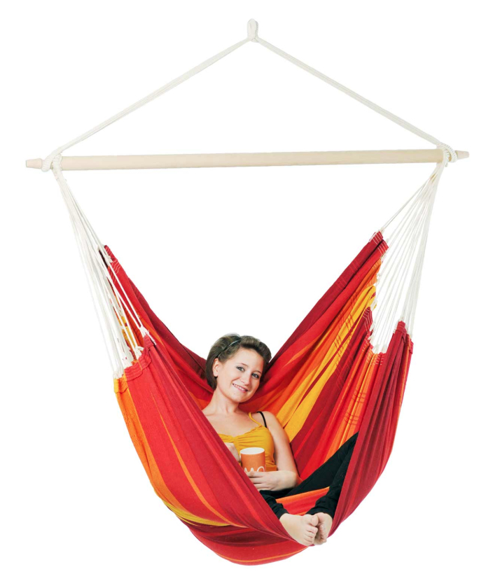 Amazonas AZ-2030310 - Hamac à armature - 200 kg - 1 personne - Multicolore - Rouge - 1400 mm - 3,6 kg