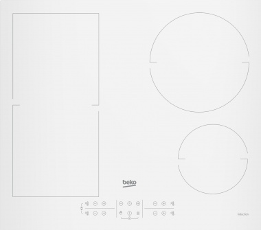 BEKO HII64200FMTW - Table de cuisson à induction encastrable 60cm 4 zones Blanc