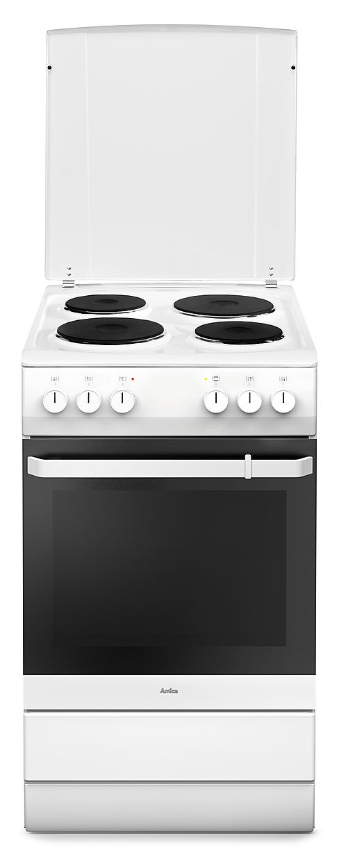 Amica SHE 11545 W freestanding stove, white - SHE 11545 W