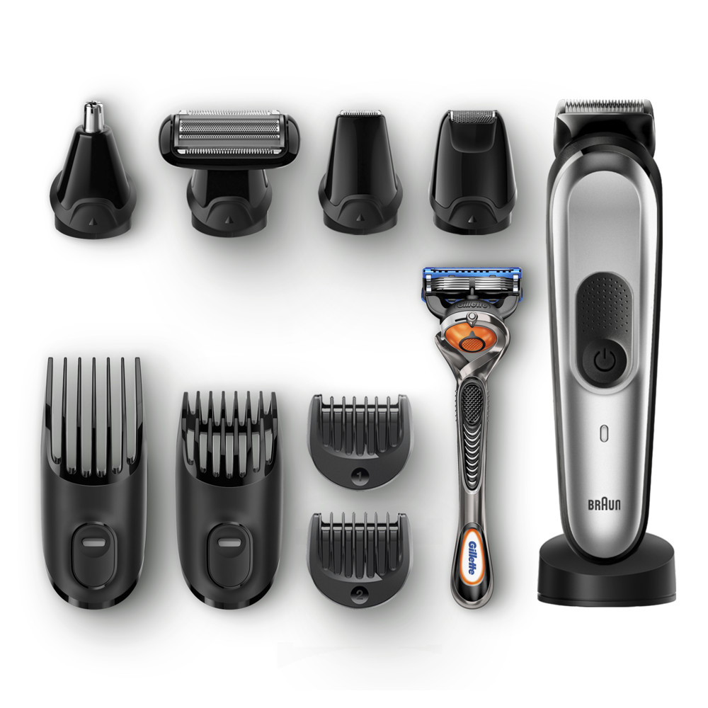 Braun Multigroomer MGK7920 Washable Trimmer Set Black/Silver - MGK7920TS