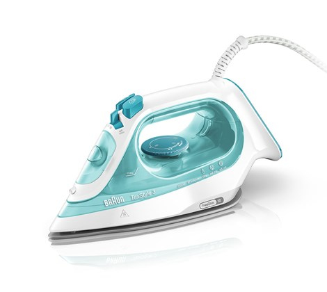 Braun SI 3041 GR Fer à vapeur 150 g/min Turquoise/Blanc