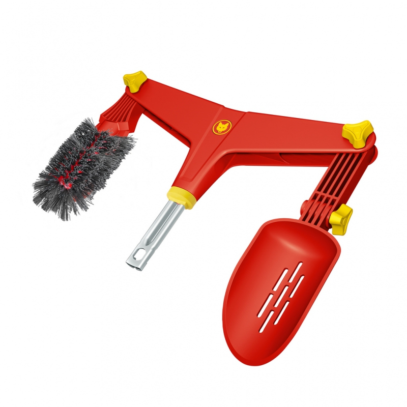 Outils de jardin WOLF-Garten GC-M en noir, rouge et jaune
