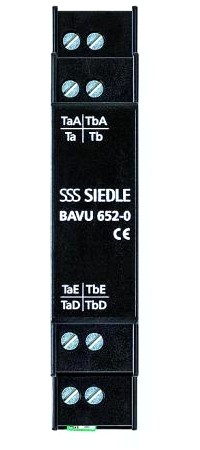 Siedle BAVU 652-0 - Noir - Siedle - 0 - 40 °C - 18 mm - 60 mm - 90 mm