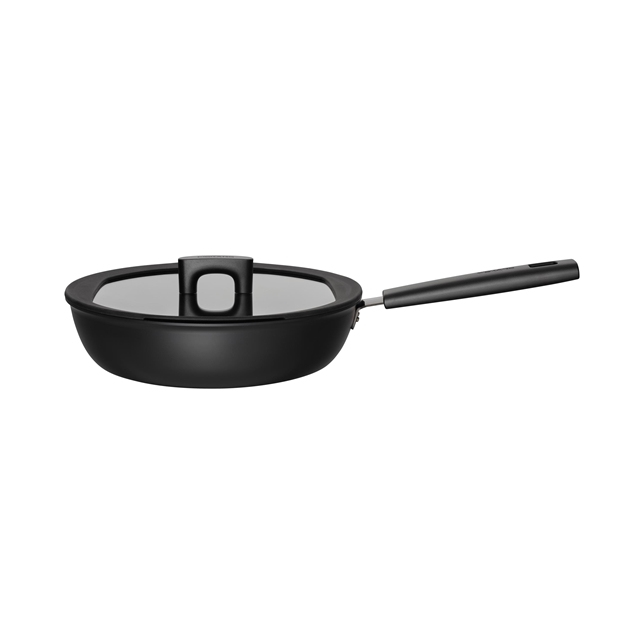 Fiskars 1052232 - Round - Saute pan - Black - Hardtec Superior+ - 150 °C - Aluminium - 1052232