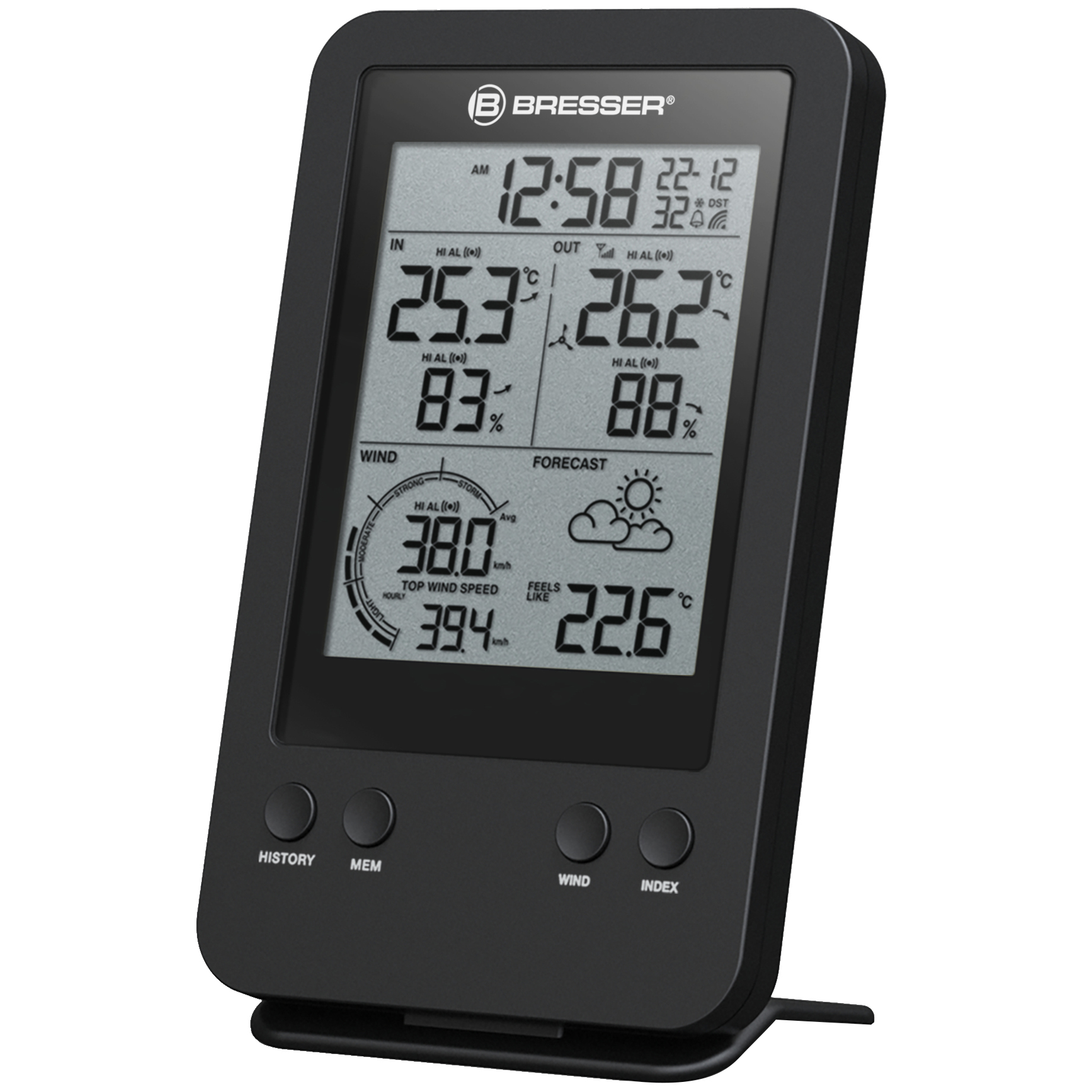 Bresser 7002531 Station météo avec anémomètre 868 MHz noir