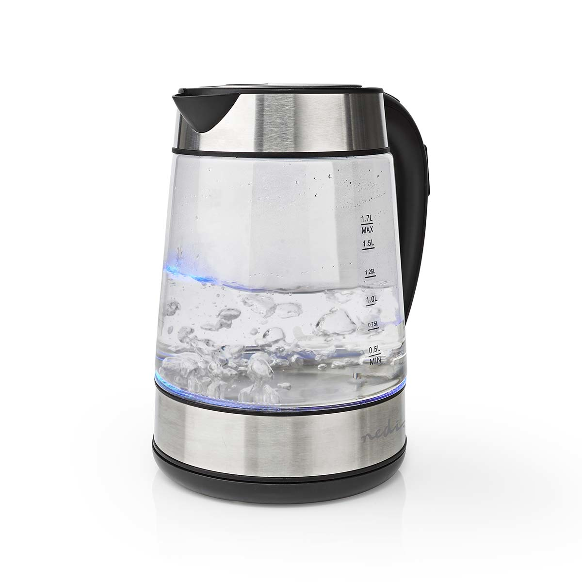 Nedis KAWK320EGS Bouilloire 1,7L verre
