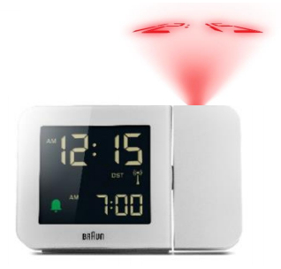 Braun 67161 Réveil numérique Blanc