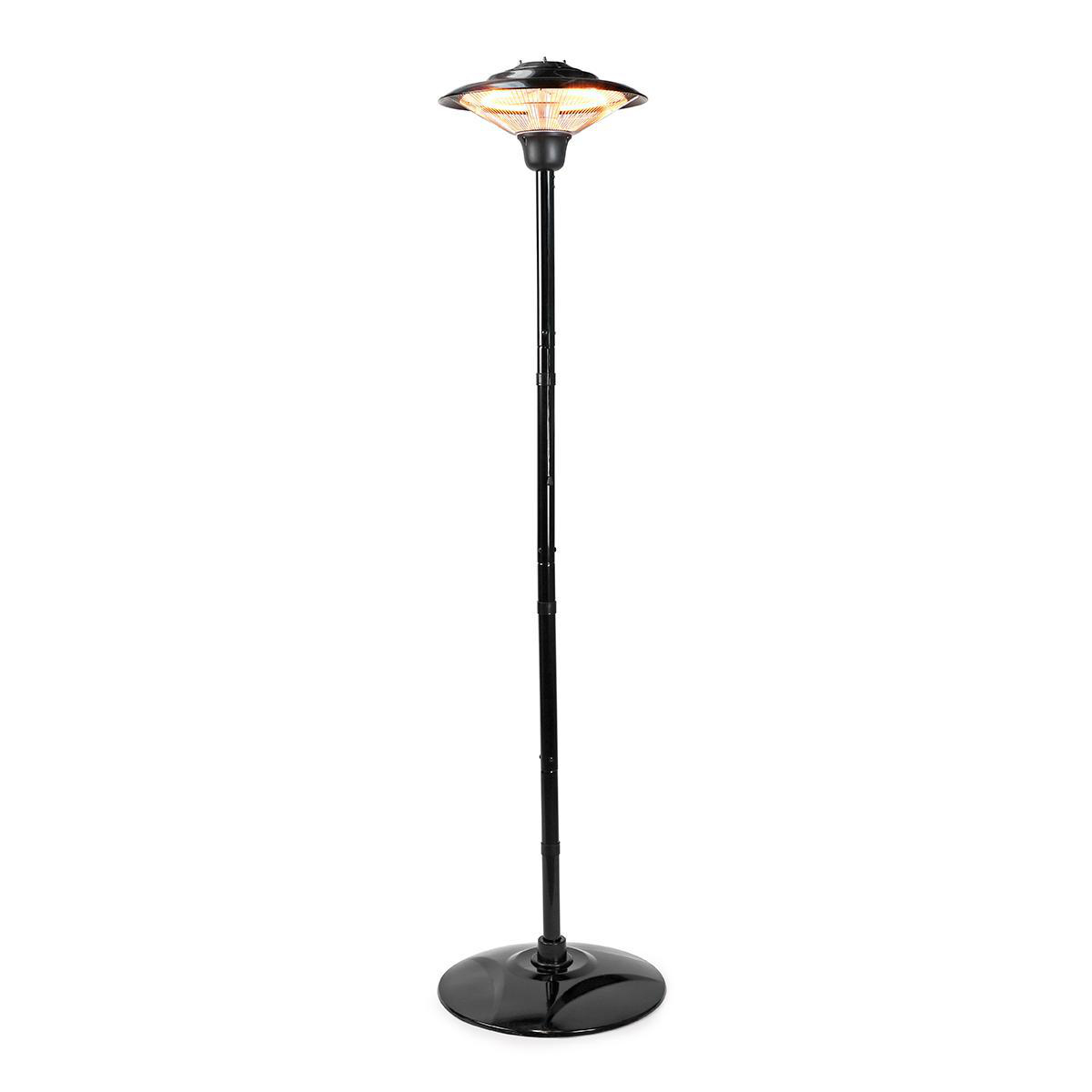Nedis HTPA15EBK Chauffage halogène IP34