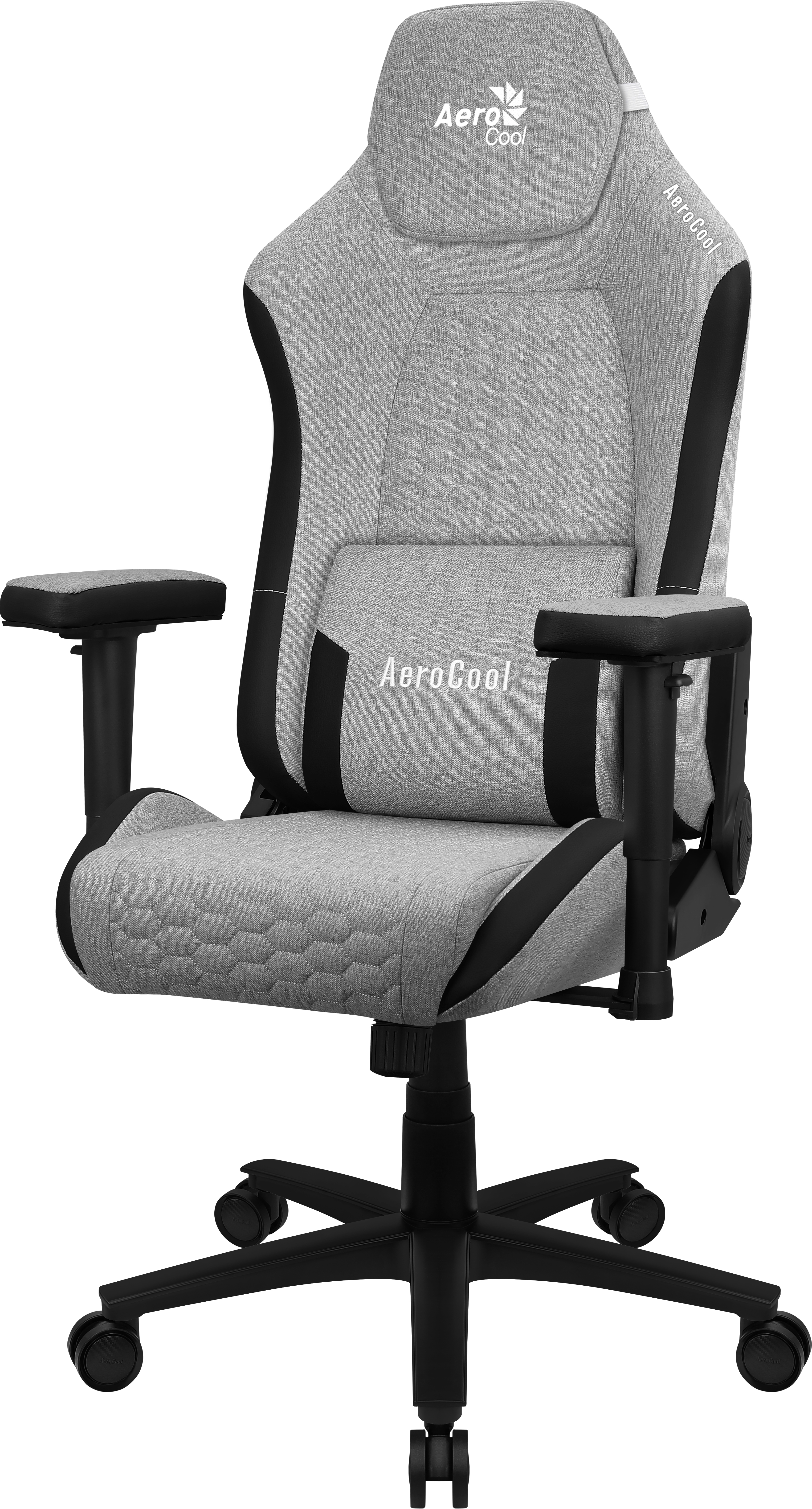 Chaise gaming AeroCool Crown Ash, AeroWeave, grise, 150 kg