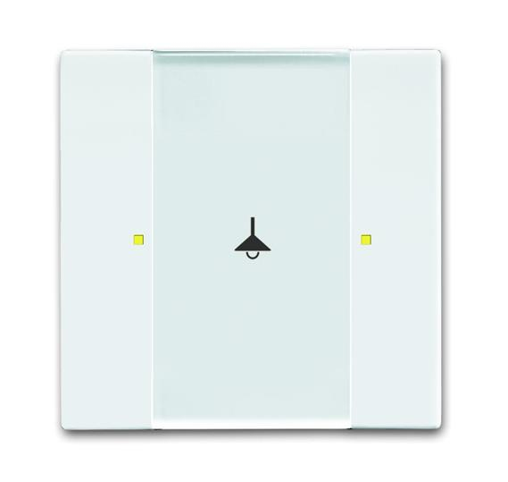 BUSCH JAEGER 6125/02-84 Blanc brillant sans vis