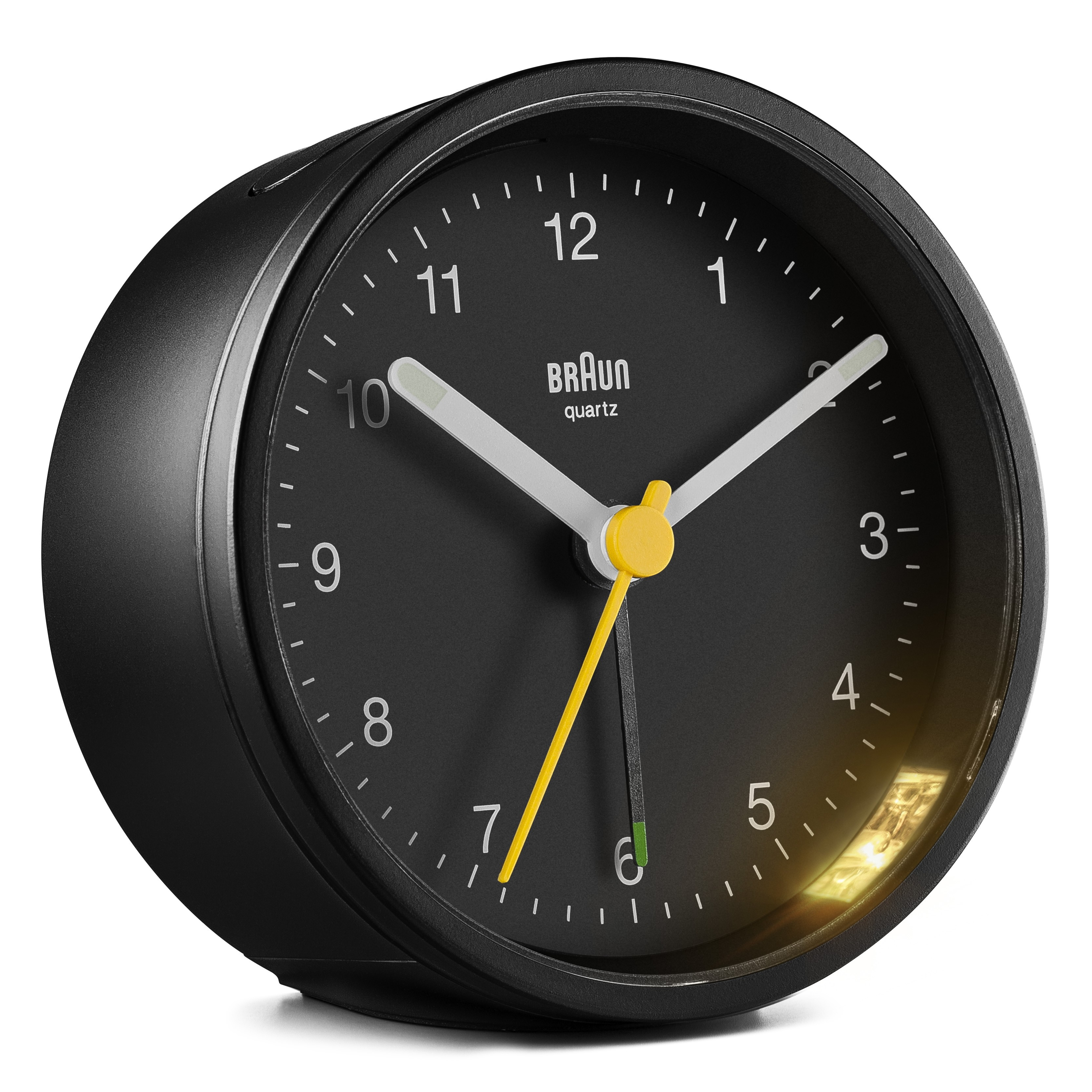 Braun BC12 Réveil Noir/Jaune