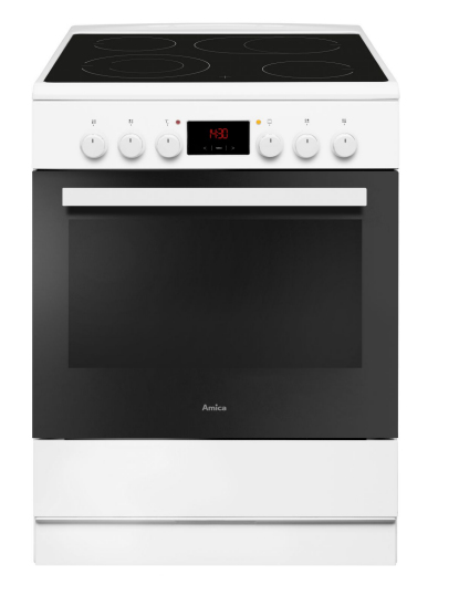 Amica SHC 913 001 W Poêle en îlot, blanc, céramique