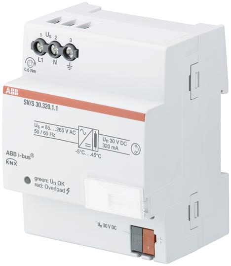 ABB SV/S 30.320.1.1 - 85 - 265 V - 50/60 Hz - 30 V - Gray - AC-to-DC - 0.32 A