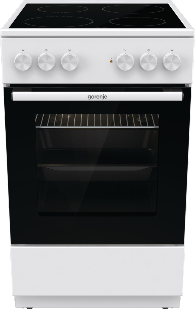 Gorenje GEC 5A21 WG 50cm Poêle céramique blanche 74L Classe A