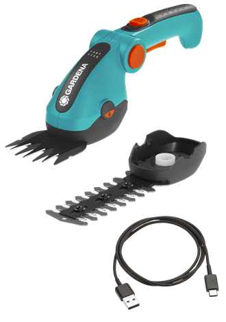 Ensemble de cisailles à gazon et à arbustes Gardena ComfortCut Li
