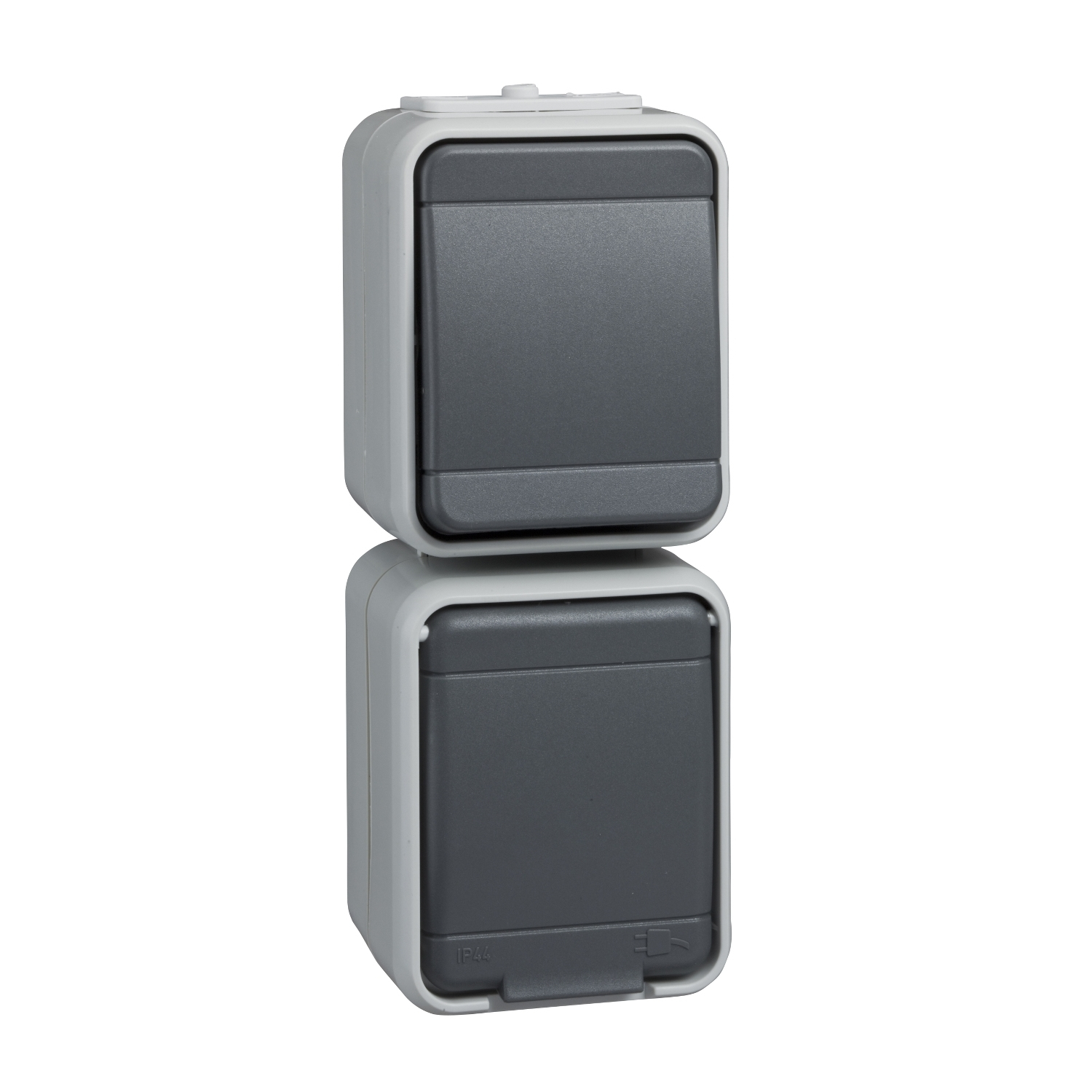 Combiné Schneider Electric 458629, vertical. AquaTop clair/gris basalte