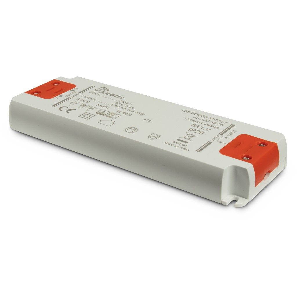 Transformateur LED 50 W Inter-Tech LED12-50 IP20
