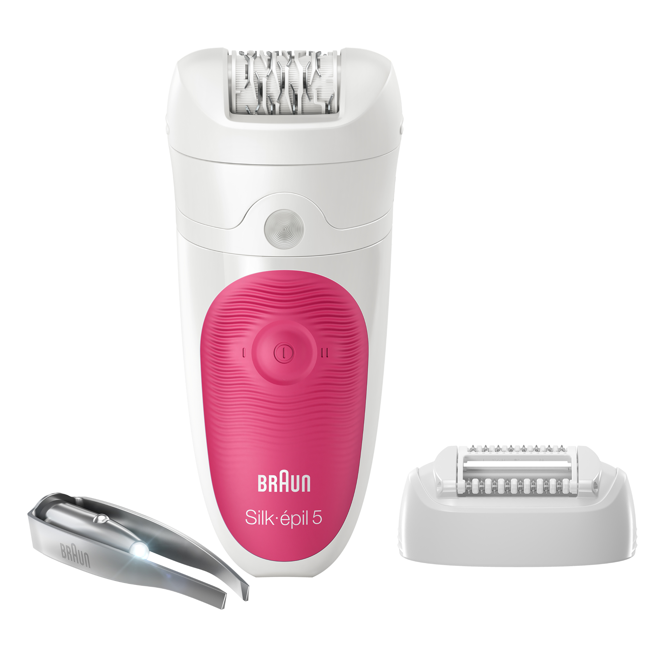 Braun Silk-épil 5 5-531 Épilateur Rose/Blanc - 5-531