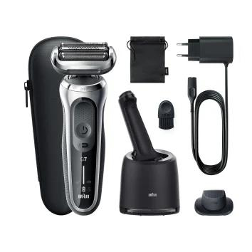Braun Series 7 71-S7200cc Electric Shaver Black/Silver - 4210201433637