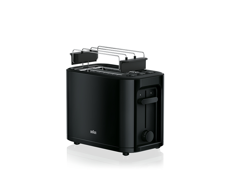 Braun HT3010BK Grille-Pain 2 Tranches 1000 W Noir