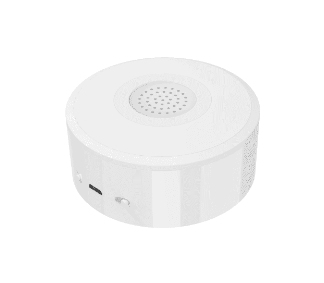 Woox R7051 Sirène intérieure sans fil - 85 dB, blanc, pour alarme domestique