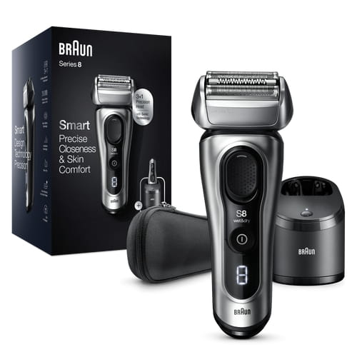 Braun Series 8 8457cc Shaver Black/Grey - 4210201393092