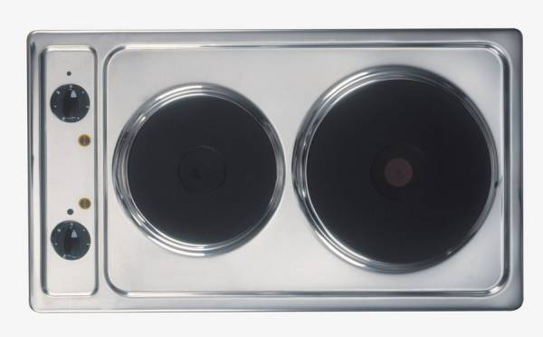 Amica KME 13135 E Table de cuisson encastrable, 2 zones, inox