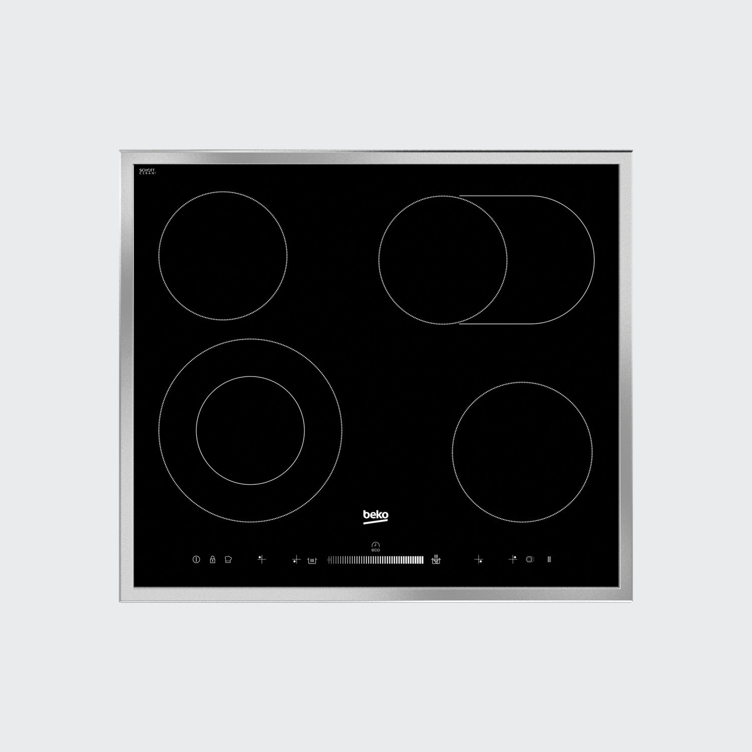 BEKO HIC 64503 TX - Built-in Ceramic Hob 4 Zones - 7756282901