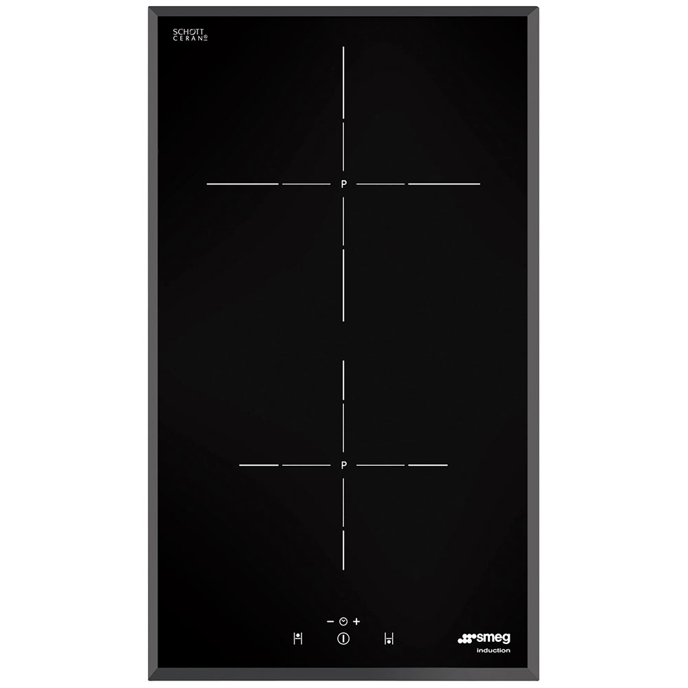 SMEG SI5322B Table de cuisson à induction encastrable 2 zones