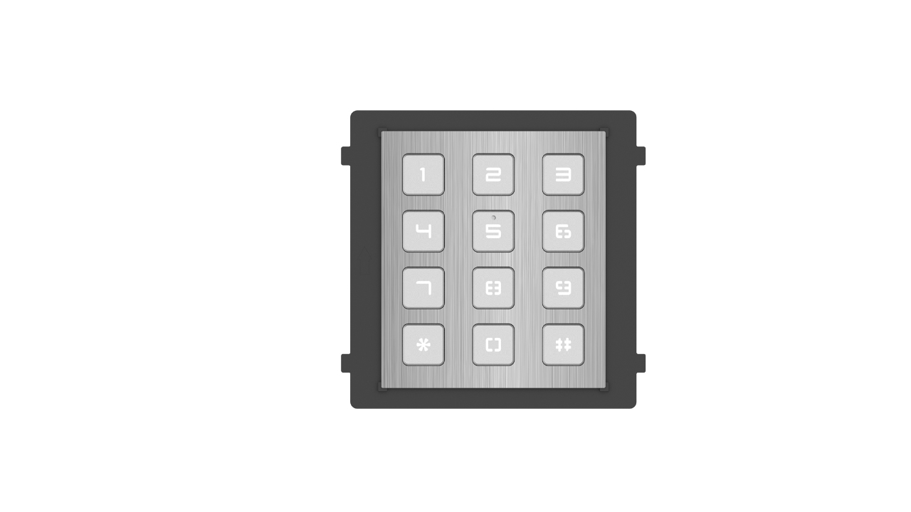 Module de station de porte Hikvision DS-KD-KP/S à 10 boutons
