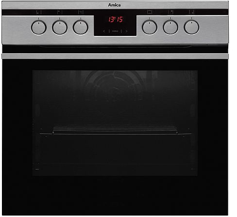 Amica EHC 12761 E ceramic hob, 4 zones, black - EHC12761E
