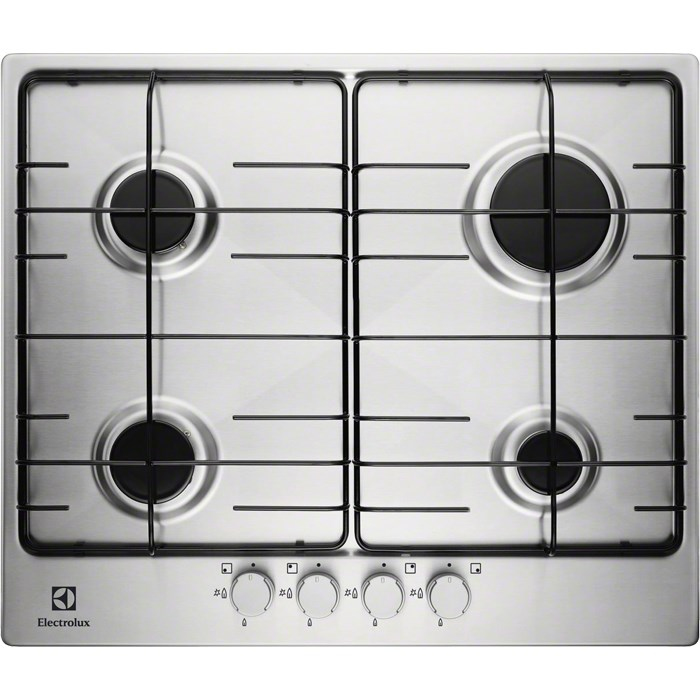 Electrolux EGG16242NX - Stainless steel - Built-in - Gas - 4 zone(s) - 4 zone(s) - 1000 W