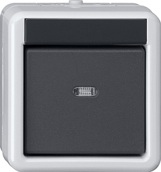 GIRA 515230 - Noir, Gris