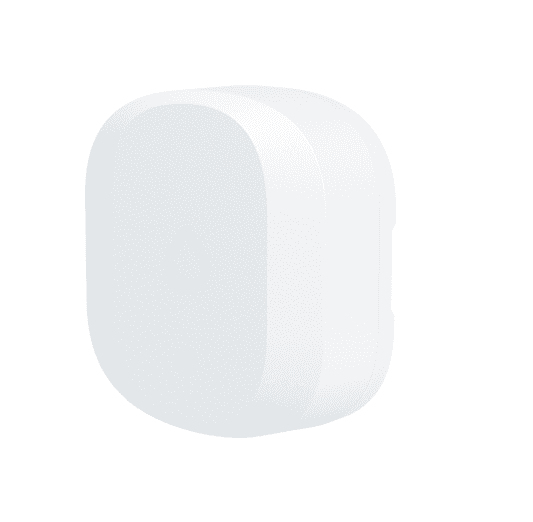 Capteur sans fil Woox R7050 - Pile CR2032, design compact 62x62x21mm