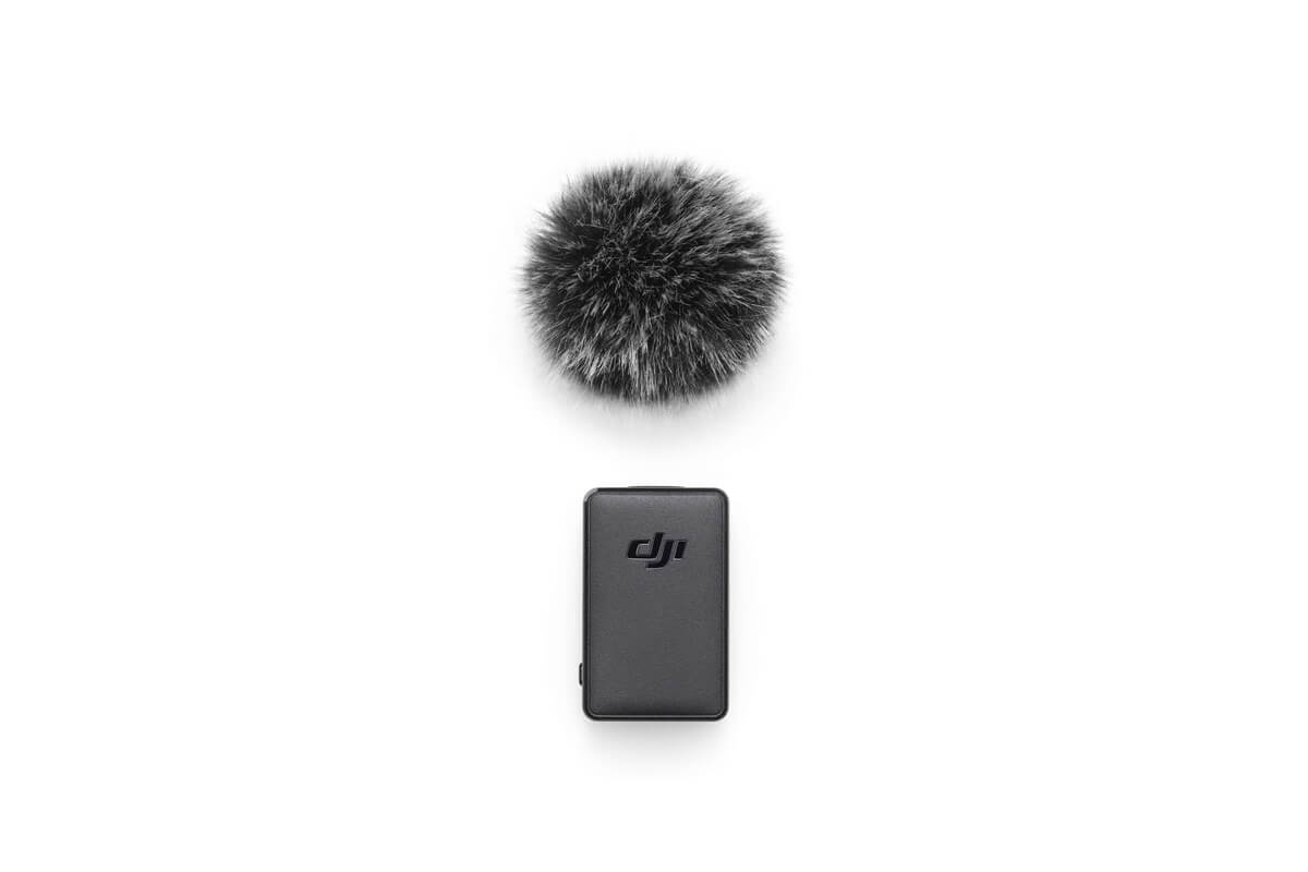 DJI Wireless Microphone Transmitter - Contact microphone - 50 - 20000 Hz - Wireless - 3.5 mm (1/8") - Black - Battery - CP.OS.00000123.01