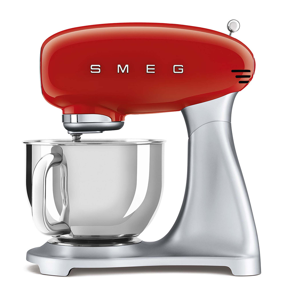 SMEG SMF02RDEU Robot de cuisine 4.8L Rouge/Argent