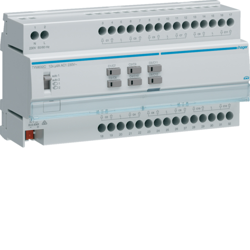 Hager TYM632C - -5 - 45 °C - Gray - IP20 - 65 mm - 90 mm - 1 pc(s)