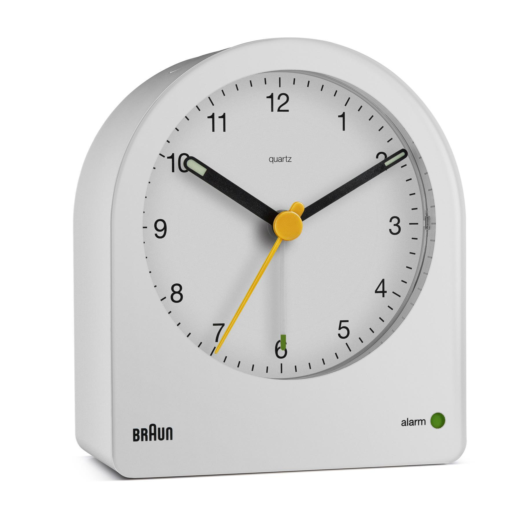 Braun BC22 Réveil Blanc/Jaune