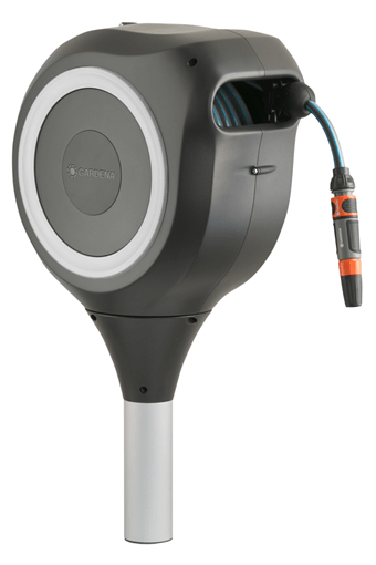 Gardena RollUp Auto Hose Reel 20m 360° Swivel - 18616-20