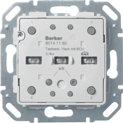 Berker 80141180 Bouton poussoir Gris IP20 21-32V 3.2cm