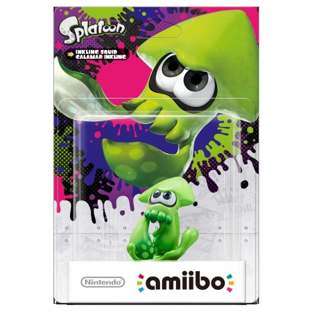Amiibo Inkling Squid Nintendo - Vert - Blister