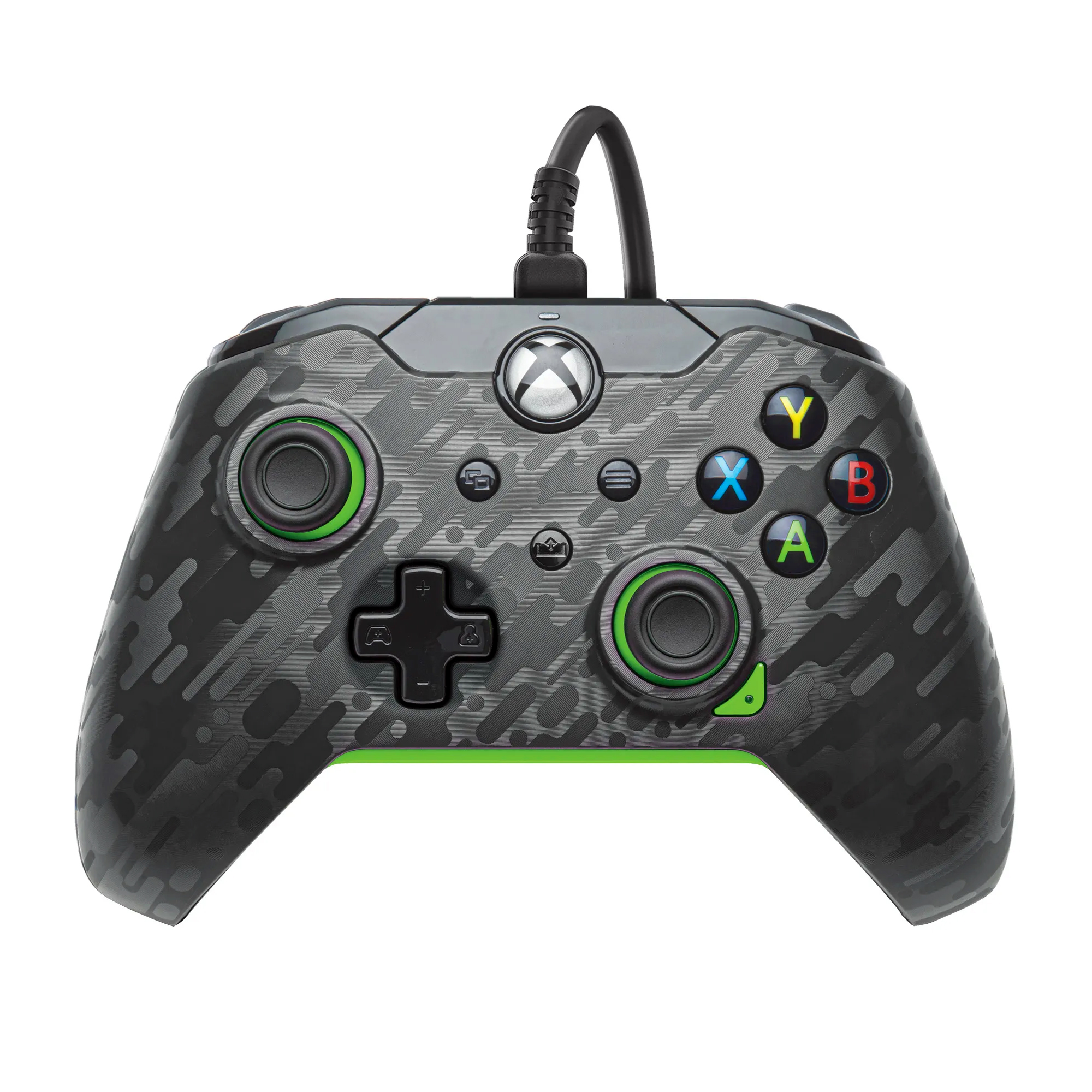 Manette Xbox PDP filaire verte