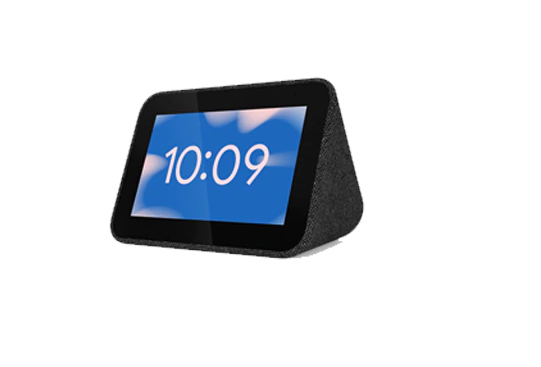 Lenovo Smart Clock with Google Assitant - Google Assistant - Rectangle - Grey - 10.2 cm (4") - 800 x 480 pixels - 3 W - ZA4R0032SE
