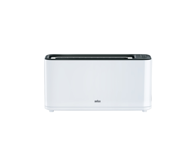 Braun HT3100WH Toaster 1 Disc Black/White 1000W - HT3100WH