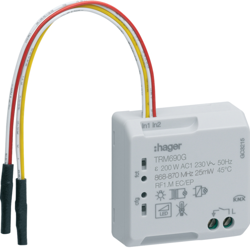 Hager TRM690G - -15 - 45 °C - 18 mm - 1 pièce(s)