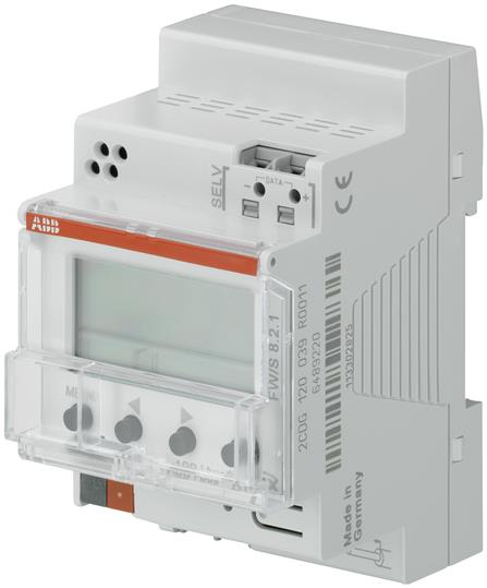 ABB FW/S8.2.1 Radio Time Switch - 8-ch - MDRC - Time switch - White - CE - EAC - WEEE